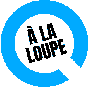 Icône À la loupe